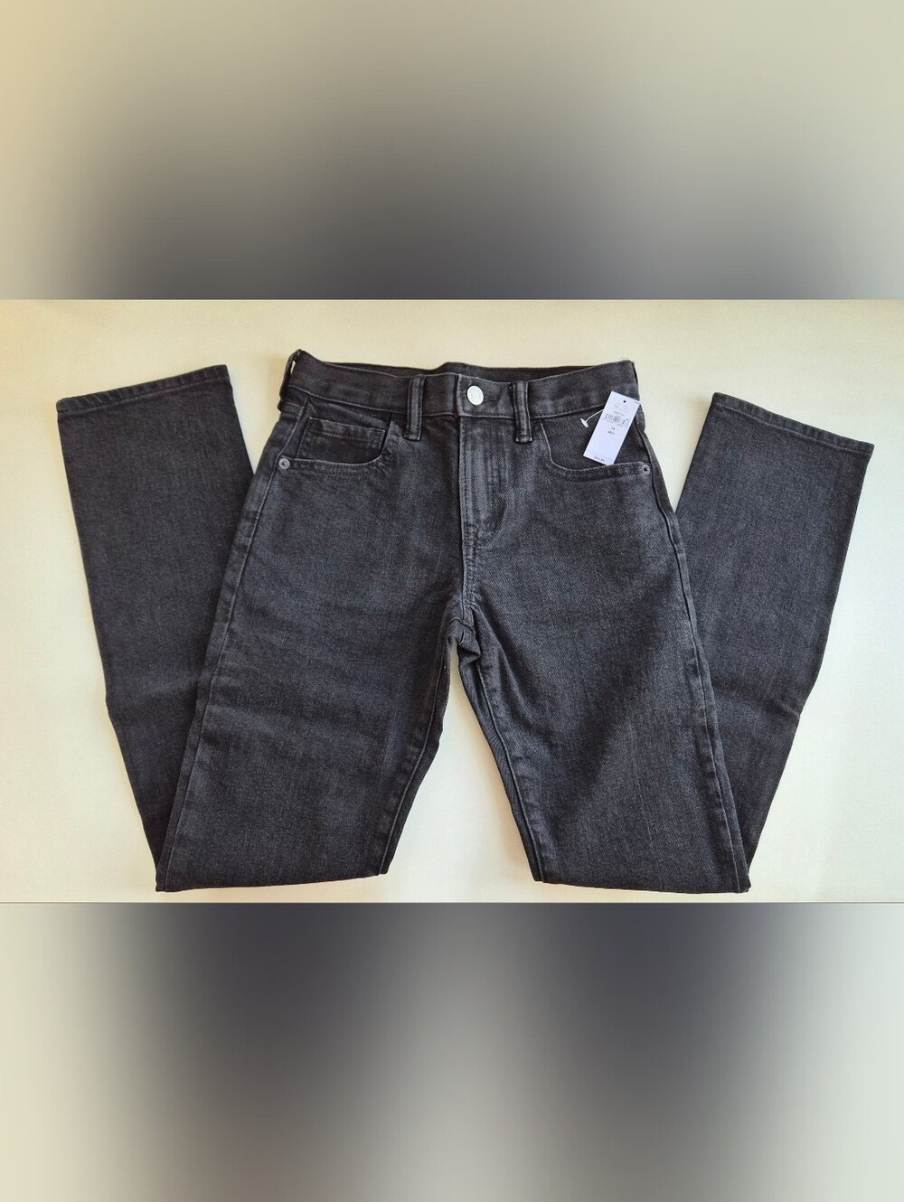 *NWT* GAPKids - Boys Black Denim Jeans, Size 14 Slim